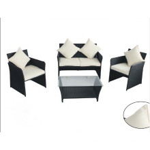 High Quality Black Europe Garden Furniture 4PCS Sets